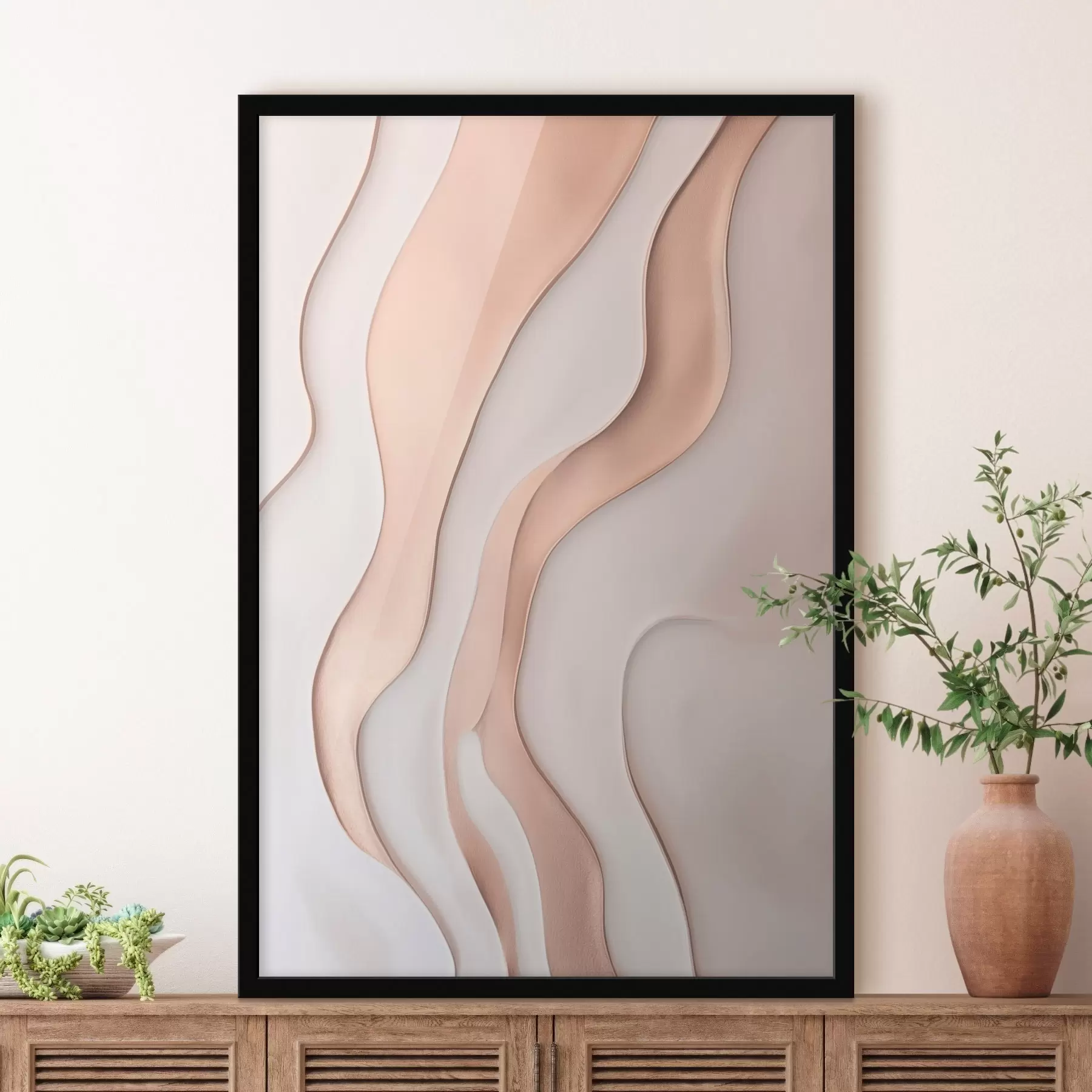 Fototapeta Streszczenie. Faliste linie f46724