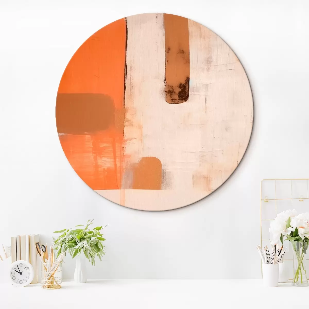 Okrągłe obrazy Skład abstrakcyjny r46726