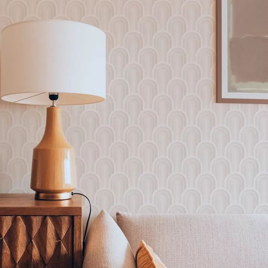 Fototapeta Małe moduły łukowe w ciepłych odcieniach kremowo-beżowych a00924