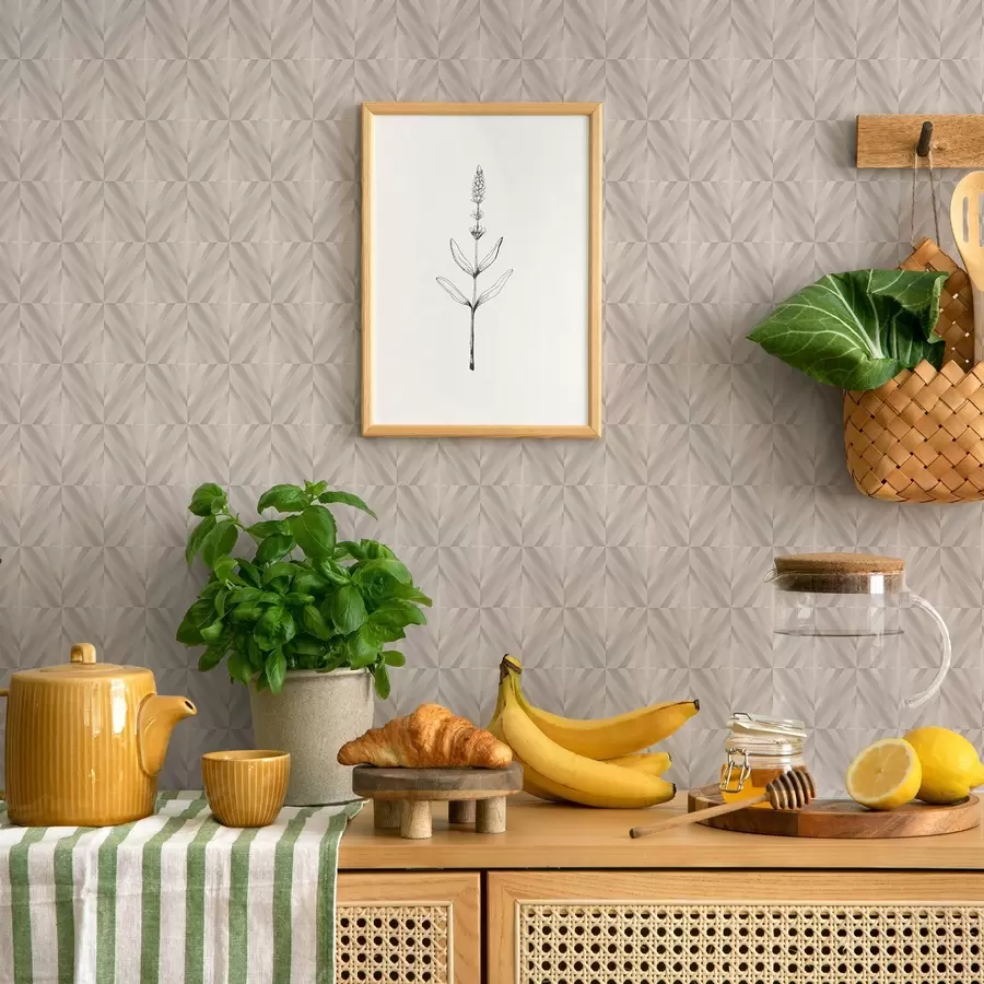 Fototapeta Jasne kwadraty z krzyżującymi się miękkimi ukośnymi pociągnięciami a00984