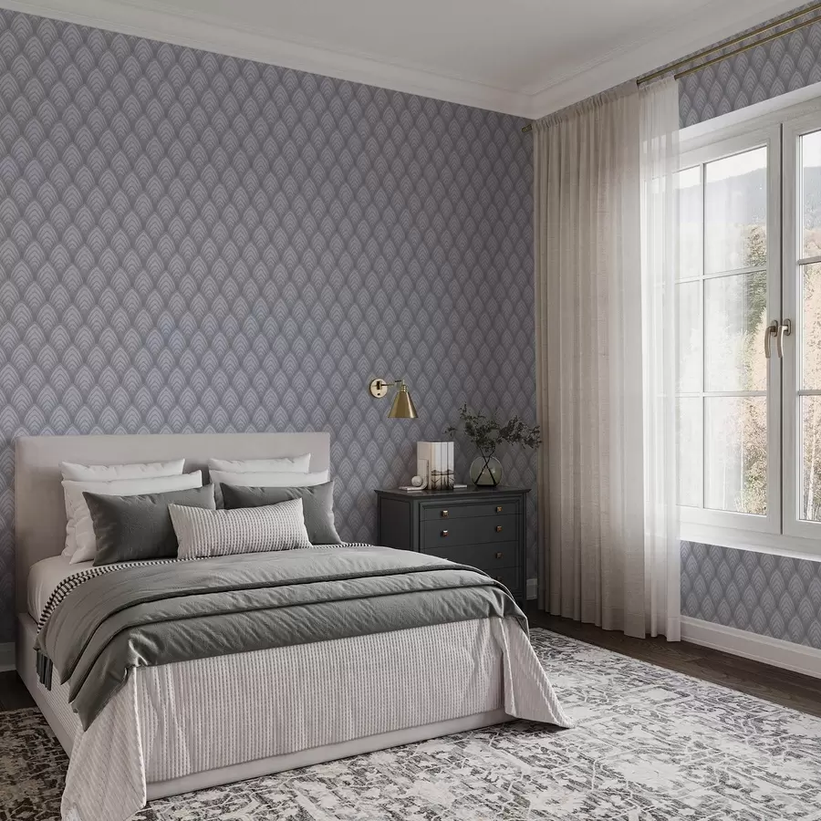 Fototapeta Objętościowe łuki przypominające skalę szarości z delikatnym gradientem a00989