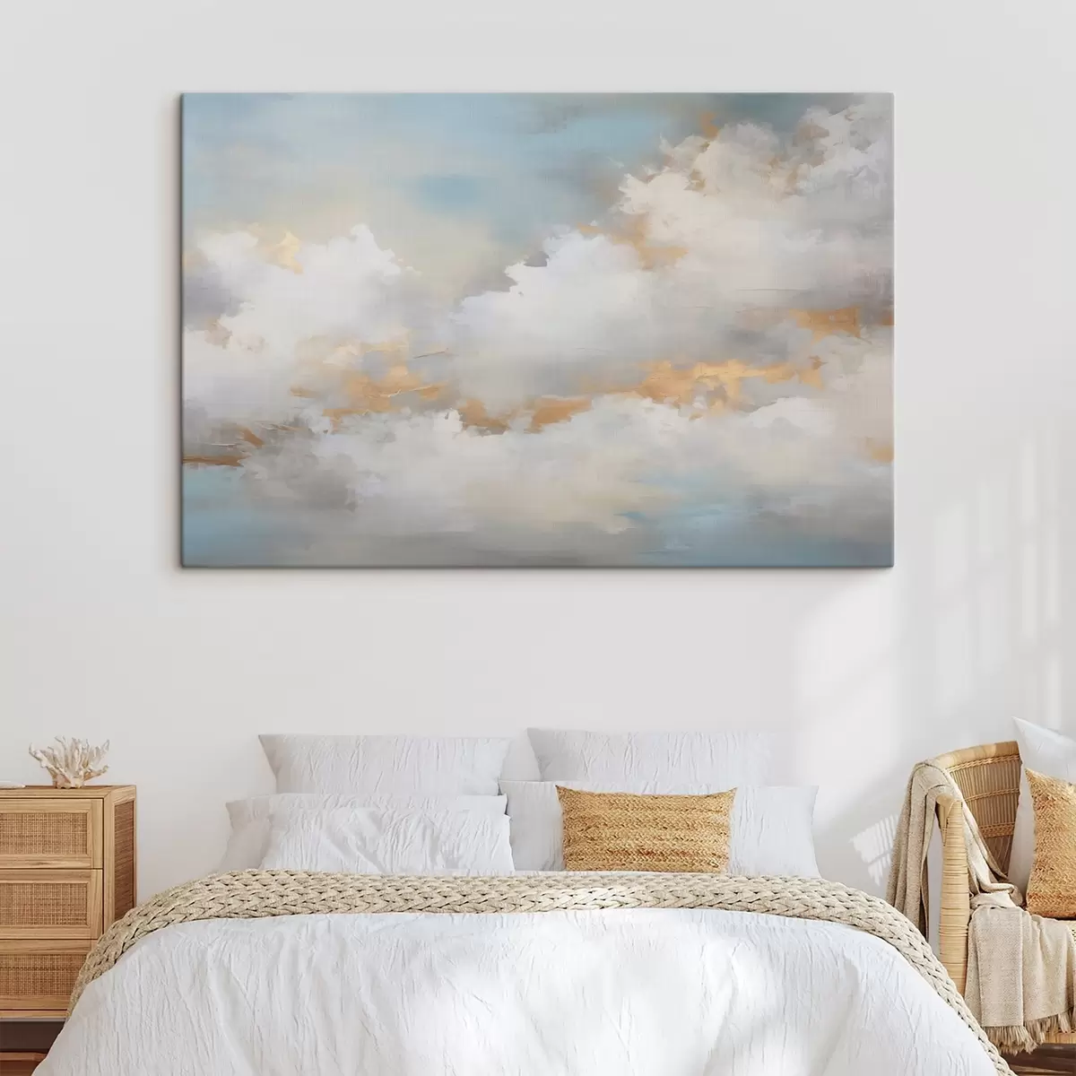Obraz Imitacja nieba i chmur w malarstwie s46760