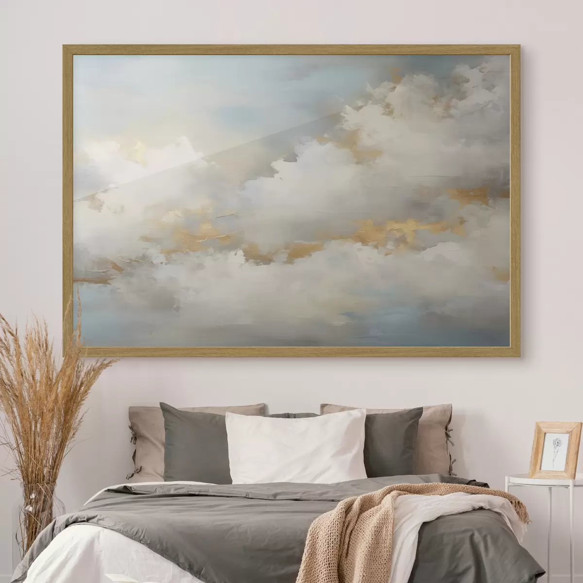 Plakat Imitacja nieba i chmur w malarstwie f46760