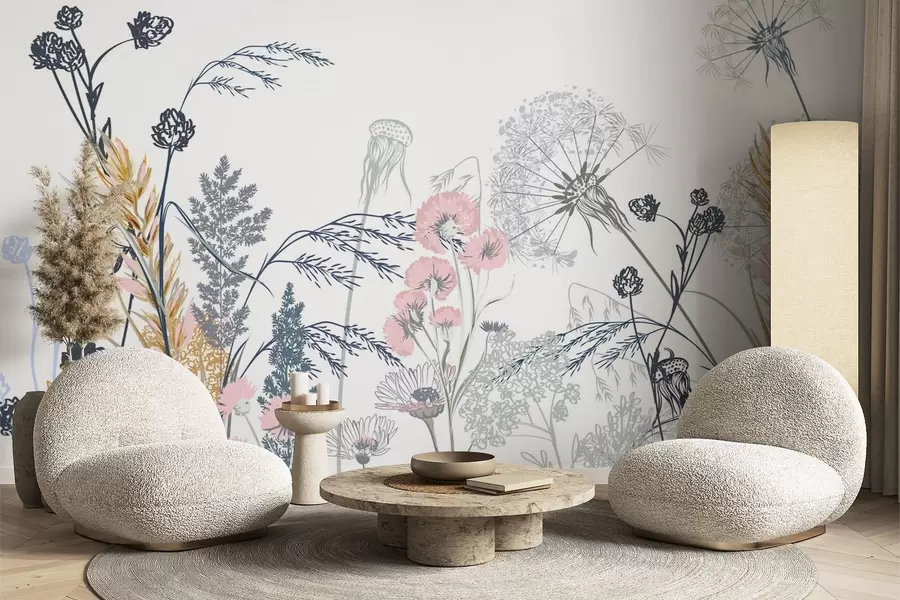 Fototapeta Dzikie kwiaty w04943v2