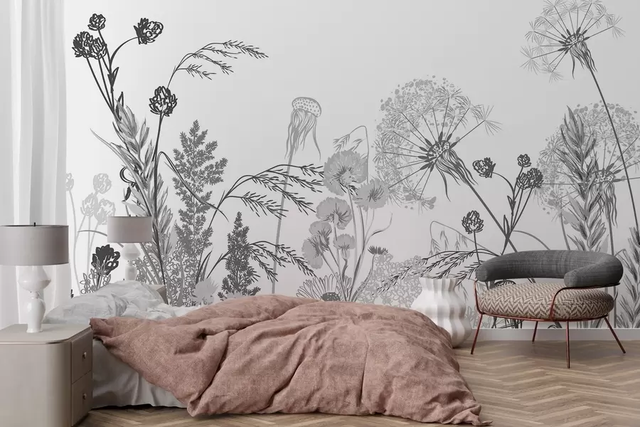 Fototapeta Dzikie kwiaty w04943v3