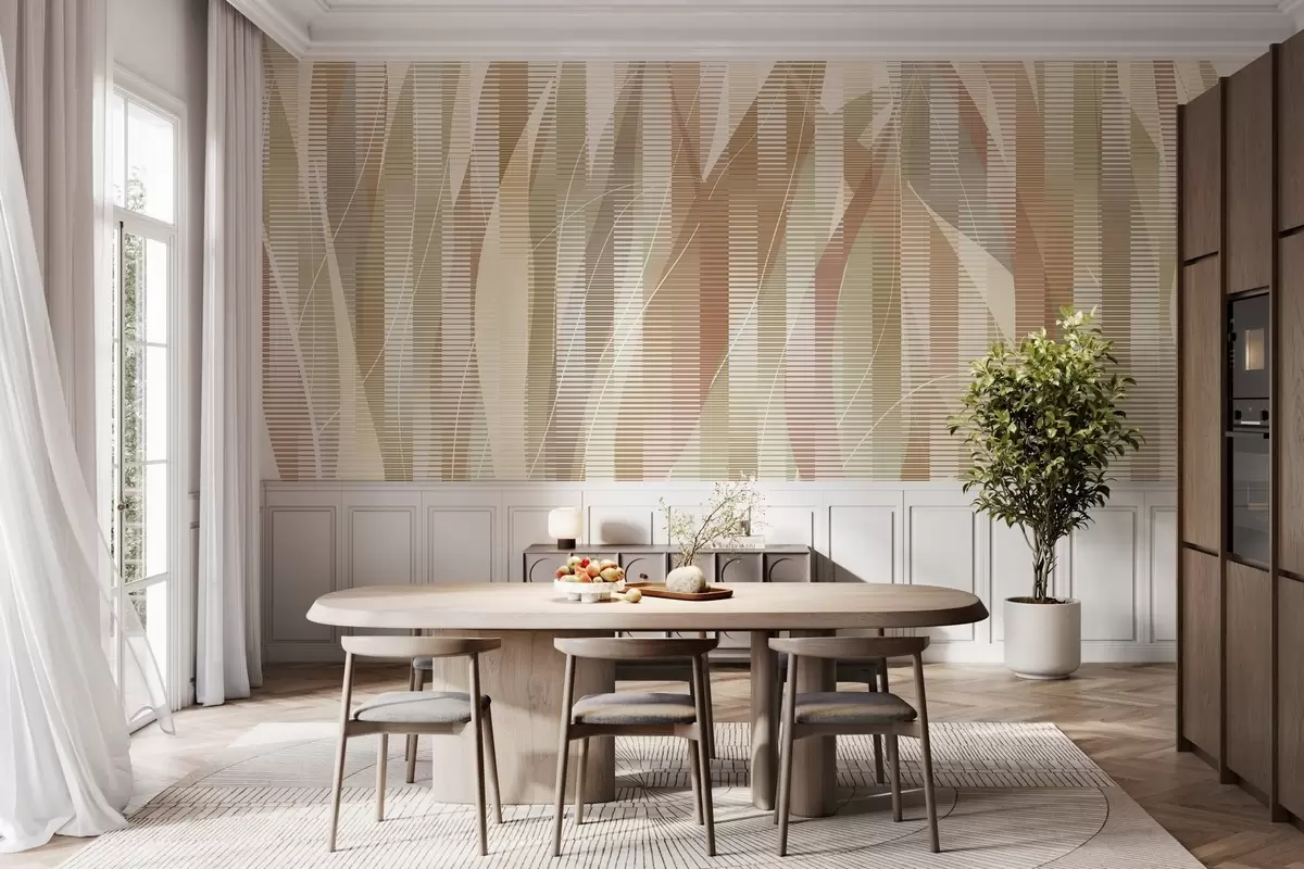 Fototapeta Przeplatające się elementy w04945