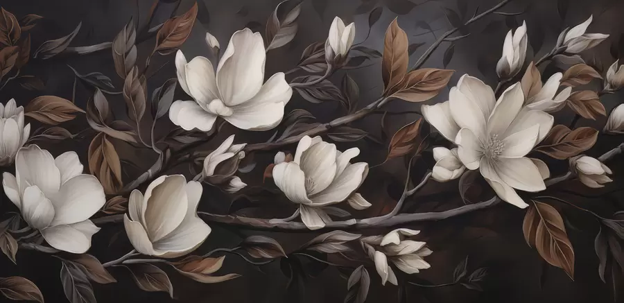 Fototapeta Elegancka gałąź drzewa w04950