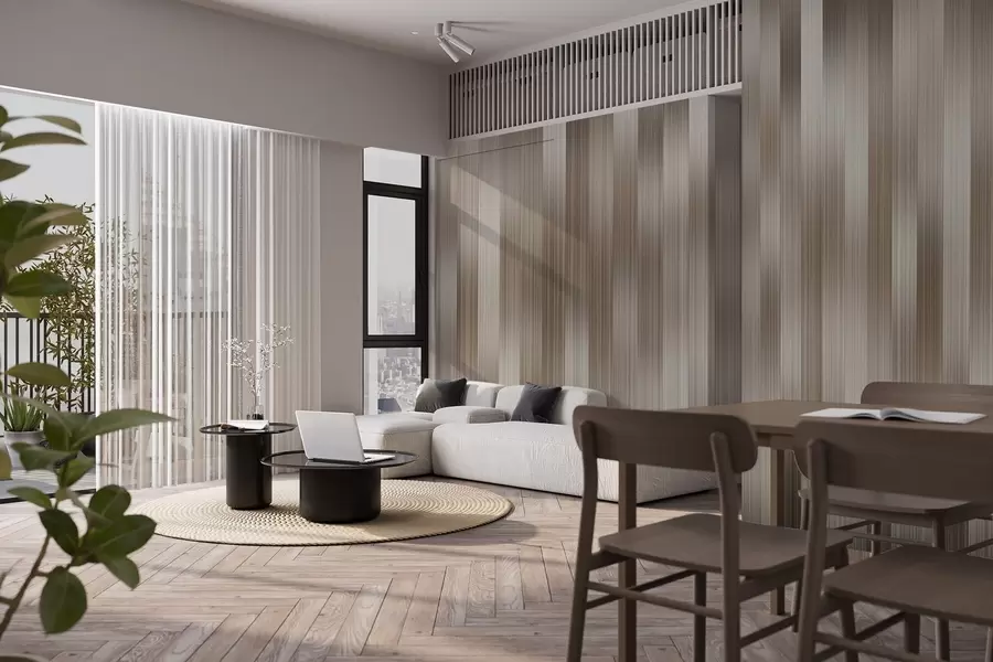 Fototapeta Harmonia pionowych linii w04952v1