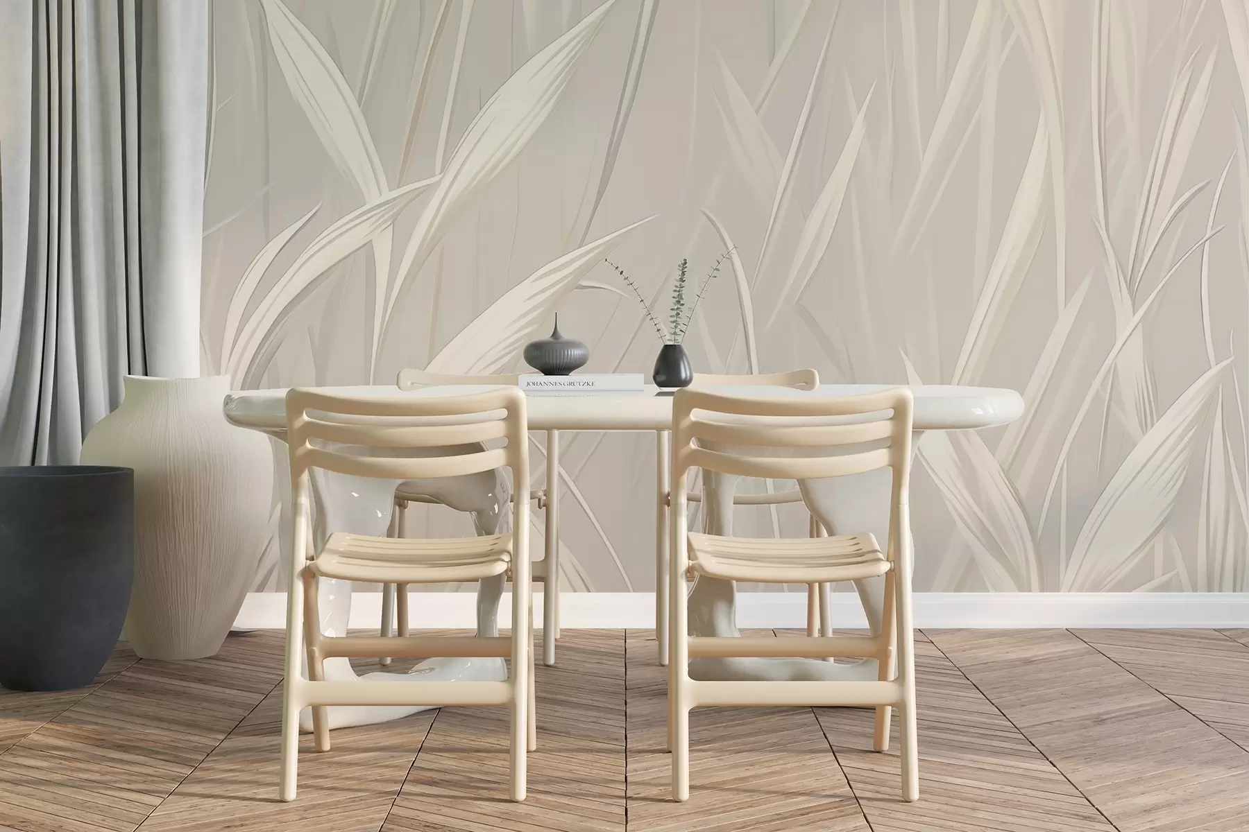 Fototapeta Abstrakcyjna trawa w04915