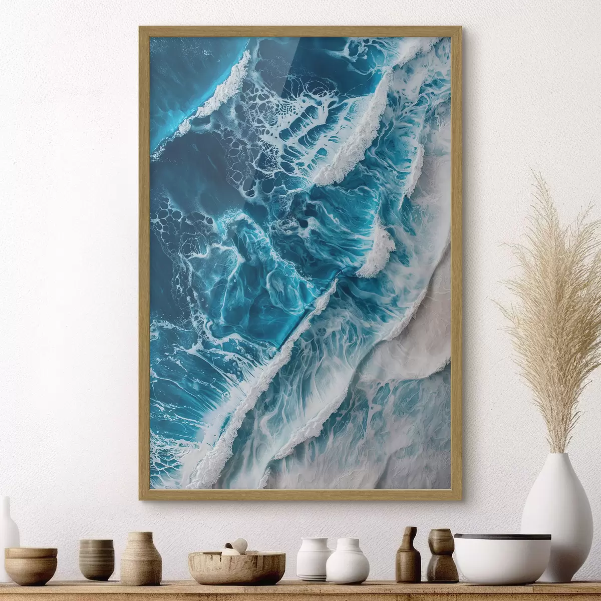 Plakat Fale morskie f46793