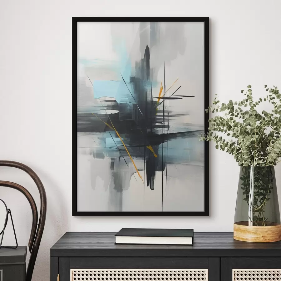 Fototapeta Abstrakcja z imitacją rozprysków i pociągnięć pędzla f46789