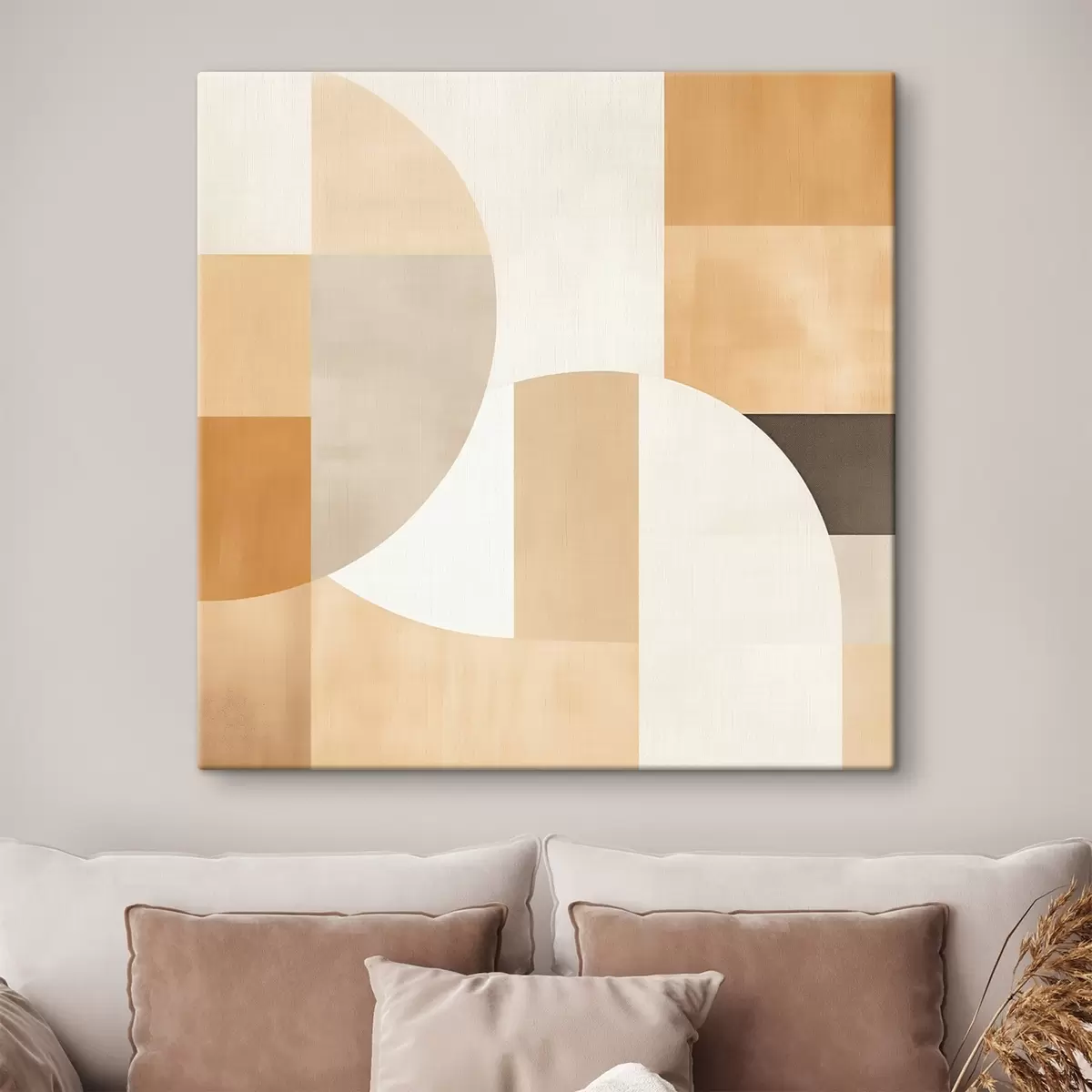 Obraz Ozdobne pagórki w stylu artystycznym s46651