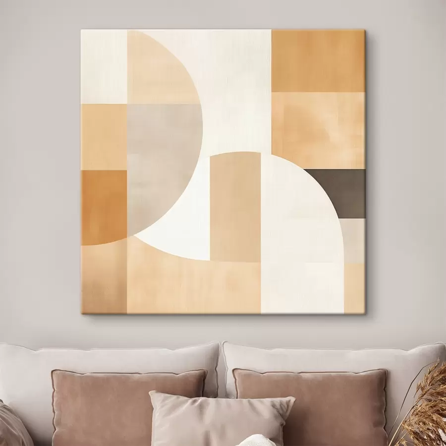 Obraz Ozdobne pagórki w stylu artystycznym s46651