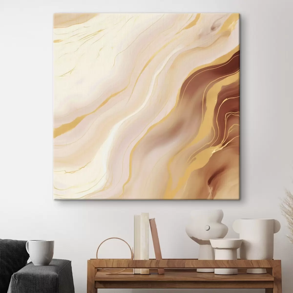 Obraz Kompozycja z naturalnymi przejściami kolorów s46661