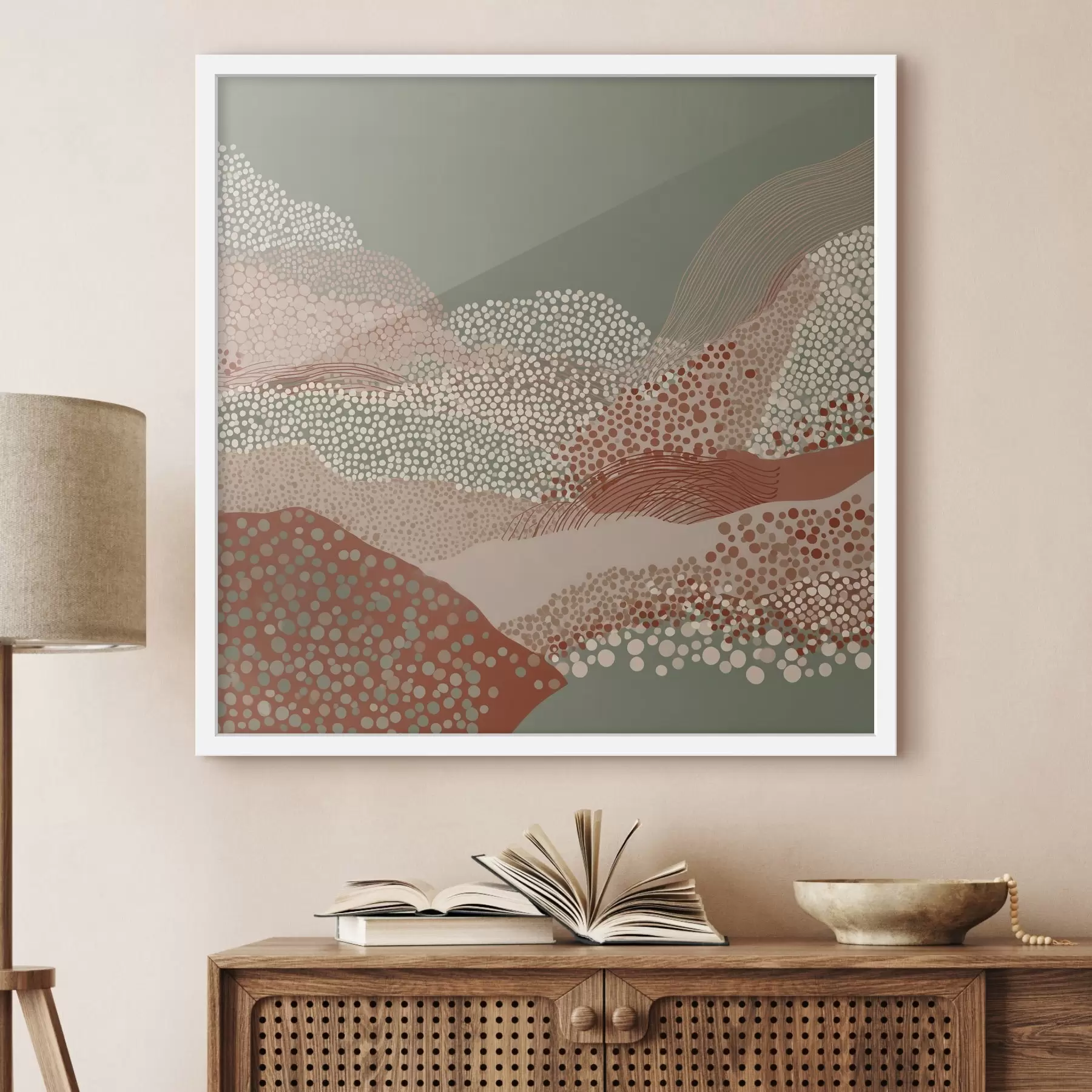 Fototapeta Krajobraz w stylizowanej formie f46652