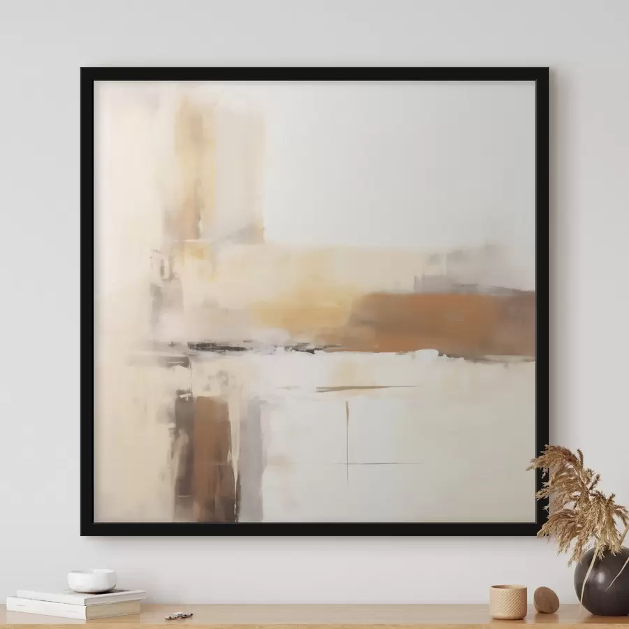 Fototapeta Jasna abstrakcyjna kompozycja w ciepłych barwach f46654