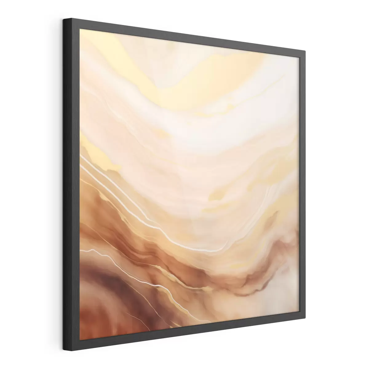 Plakat Abstrakcja w pastelowej palecie barw z naturalnymi formami f46660