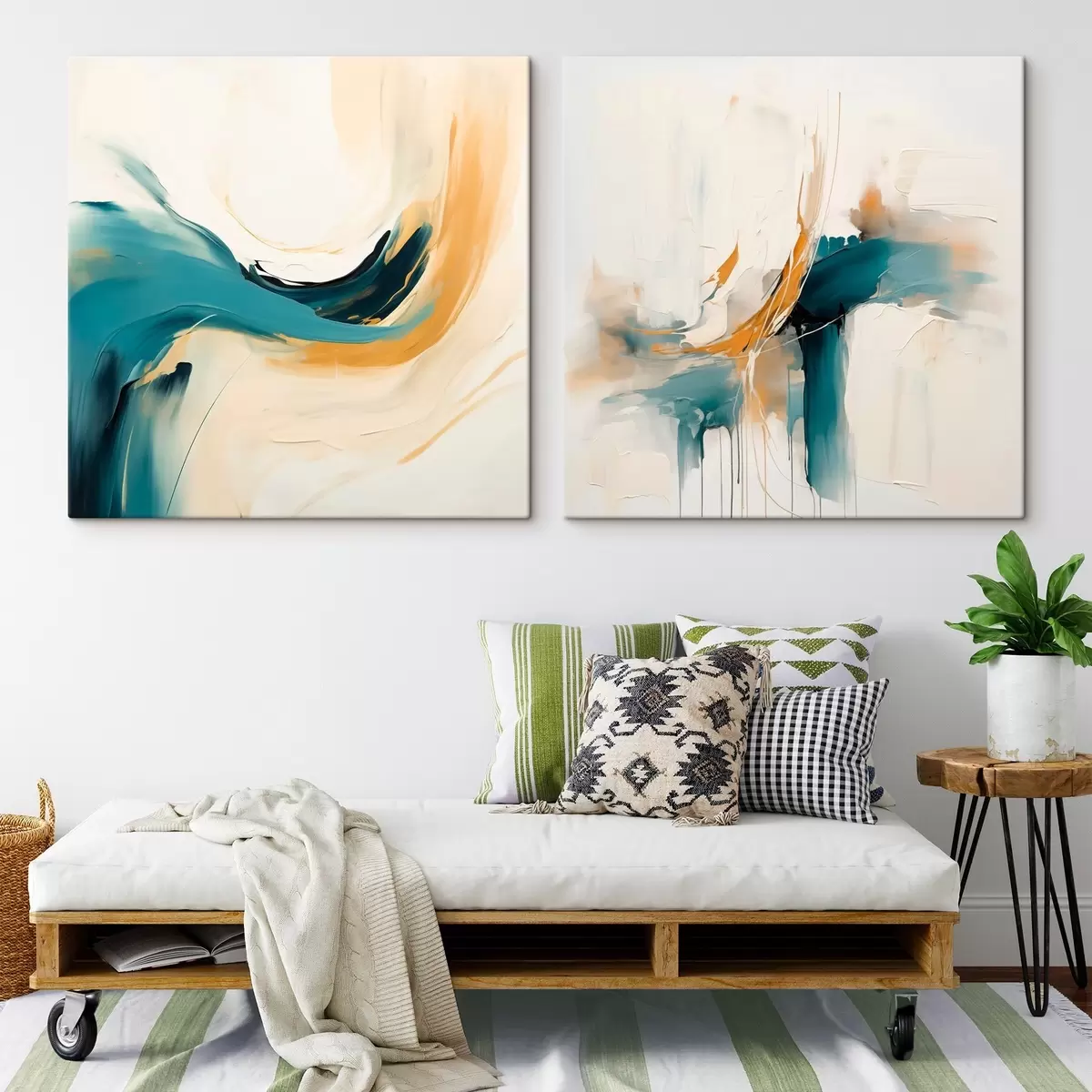 Obraz Kompozycja artystyczna z płynnym przejściem kolorów m00989