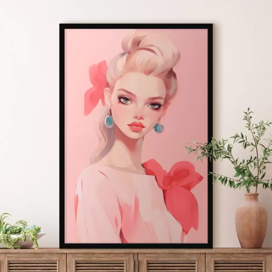 Fototapeta Dziewczyna w różowym f46804