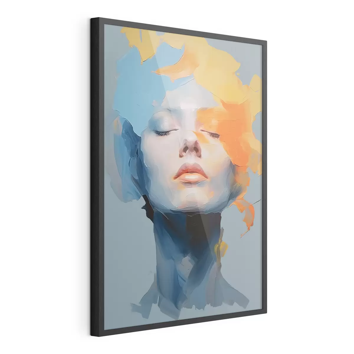 Plakat Dziewczyna w farbie f46810