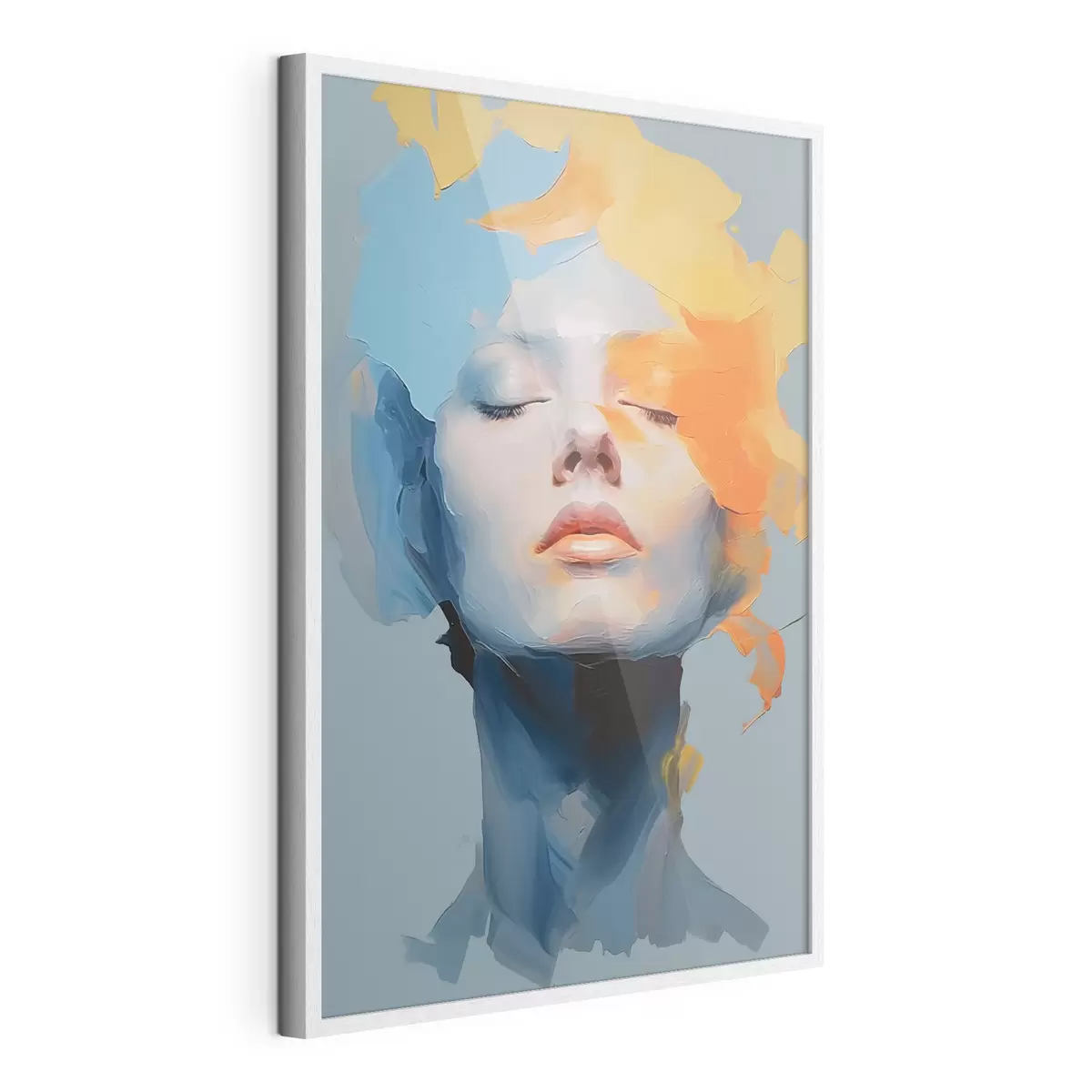 Plakat Dziewczyna w farbie f46810