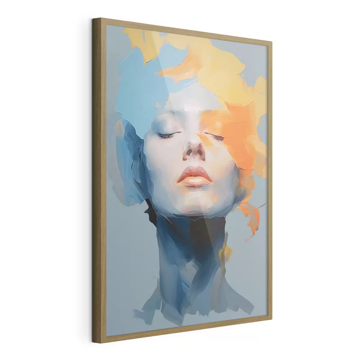 Plakat Dziewczyna w farbie f46810