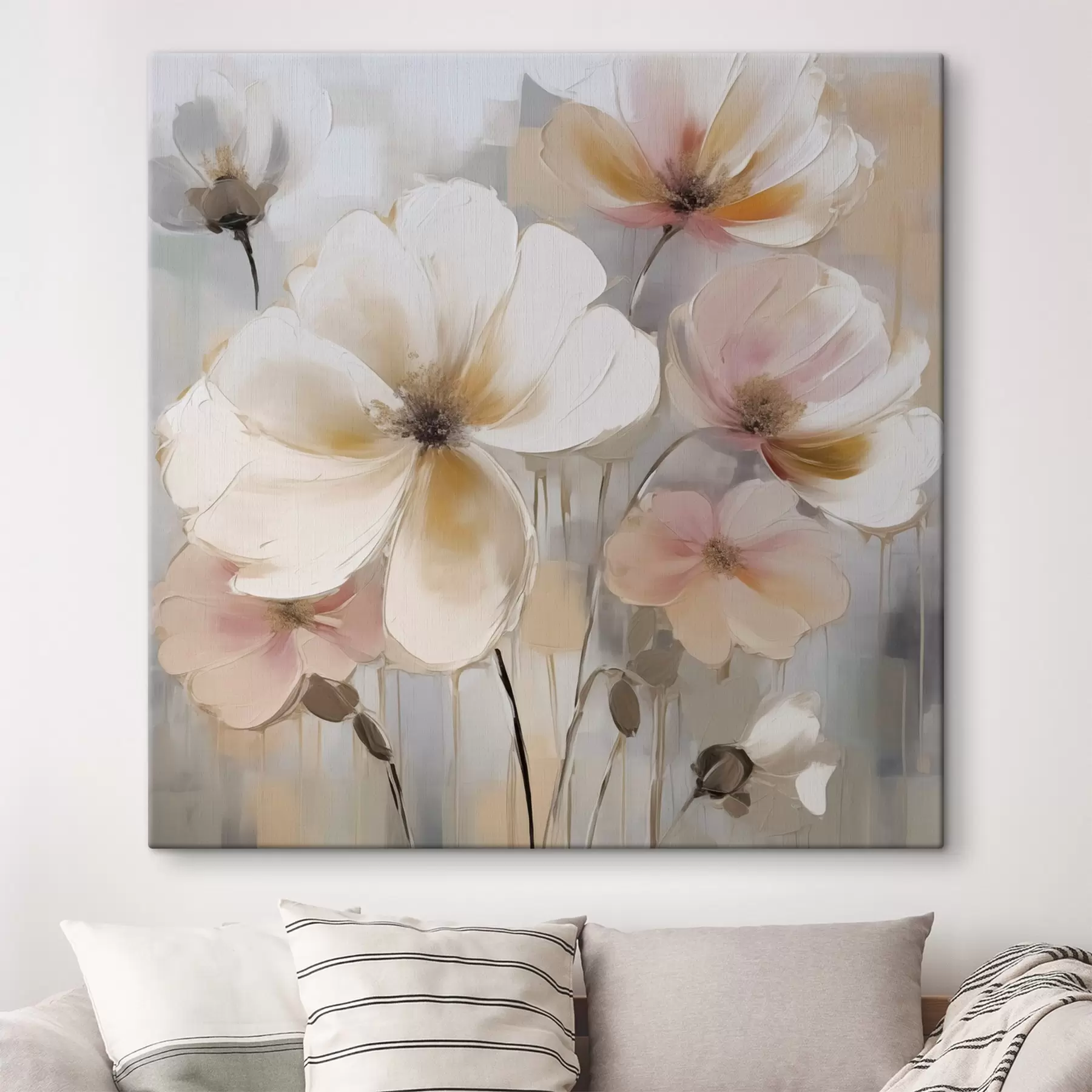 Obraz Prymitywne kwiaty s46831