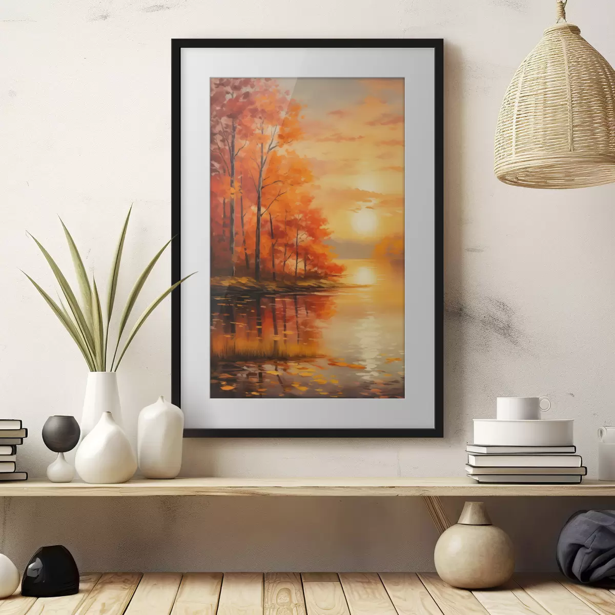 Plakat Jesienny las f46771