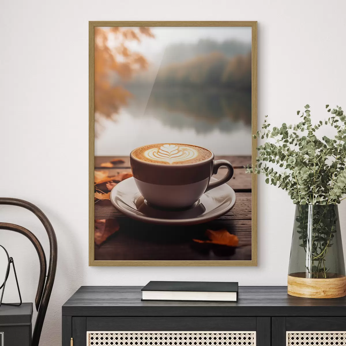Plakat Aromatyczne cappuccino, kawa f46775