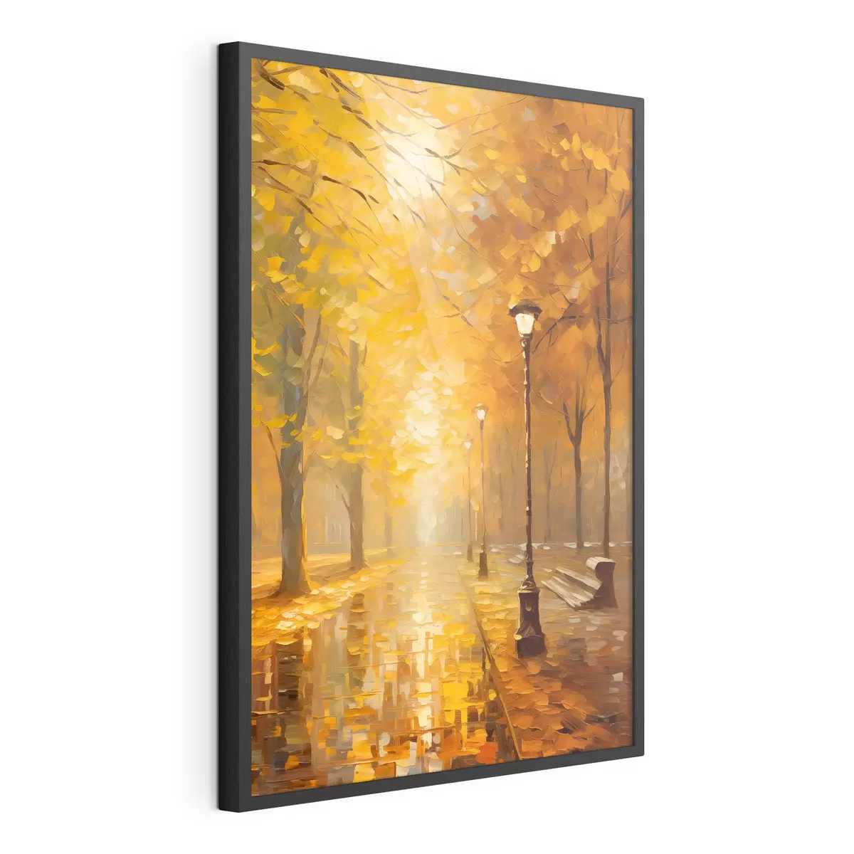 Plakat Aleja w jesiennym parku f46778