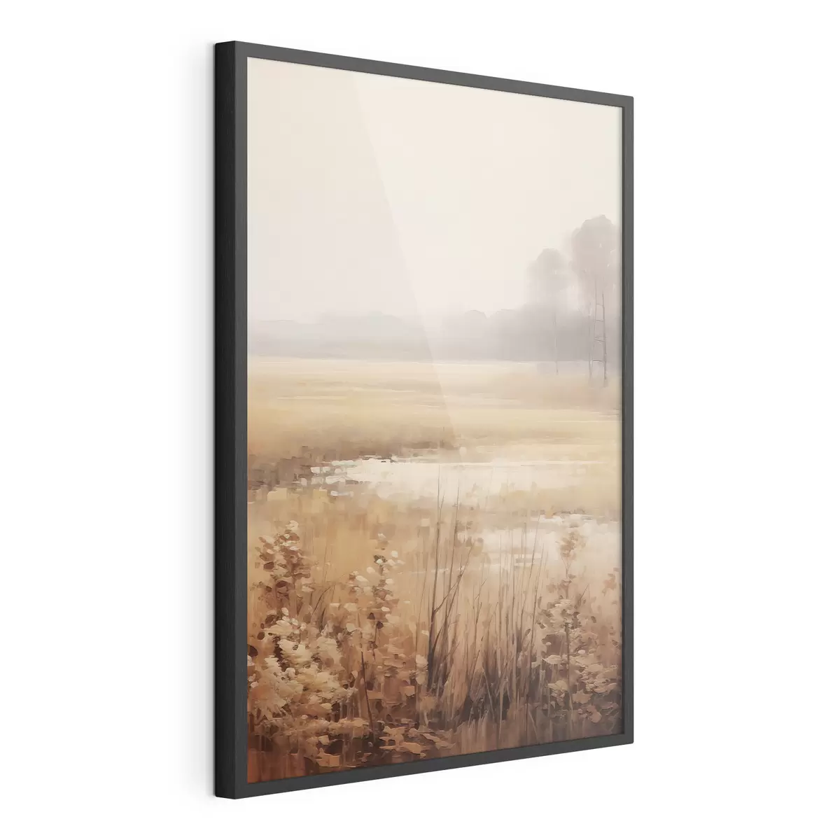 Plakat Suszone kwiaty na polu f46780