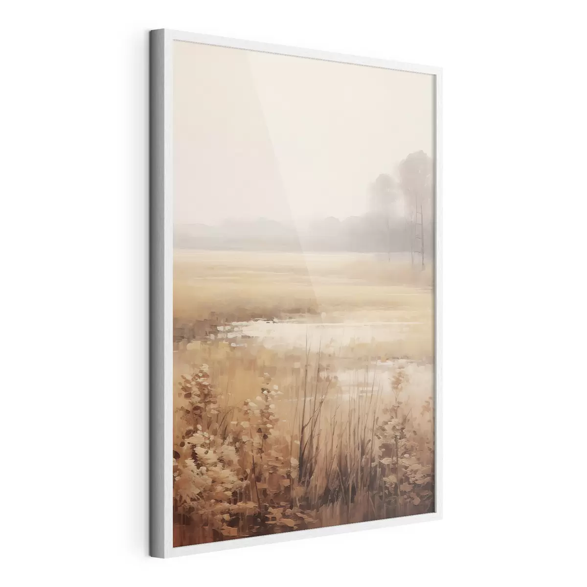 Plakat Suszone kwiaty na polu f46780