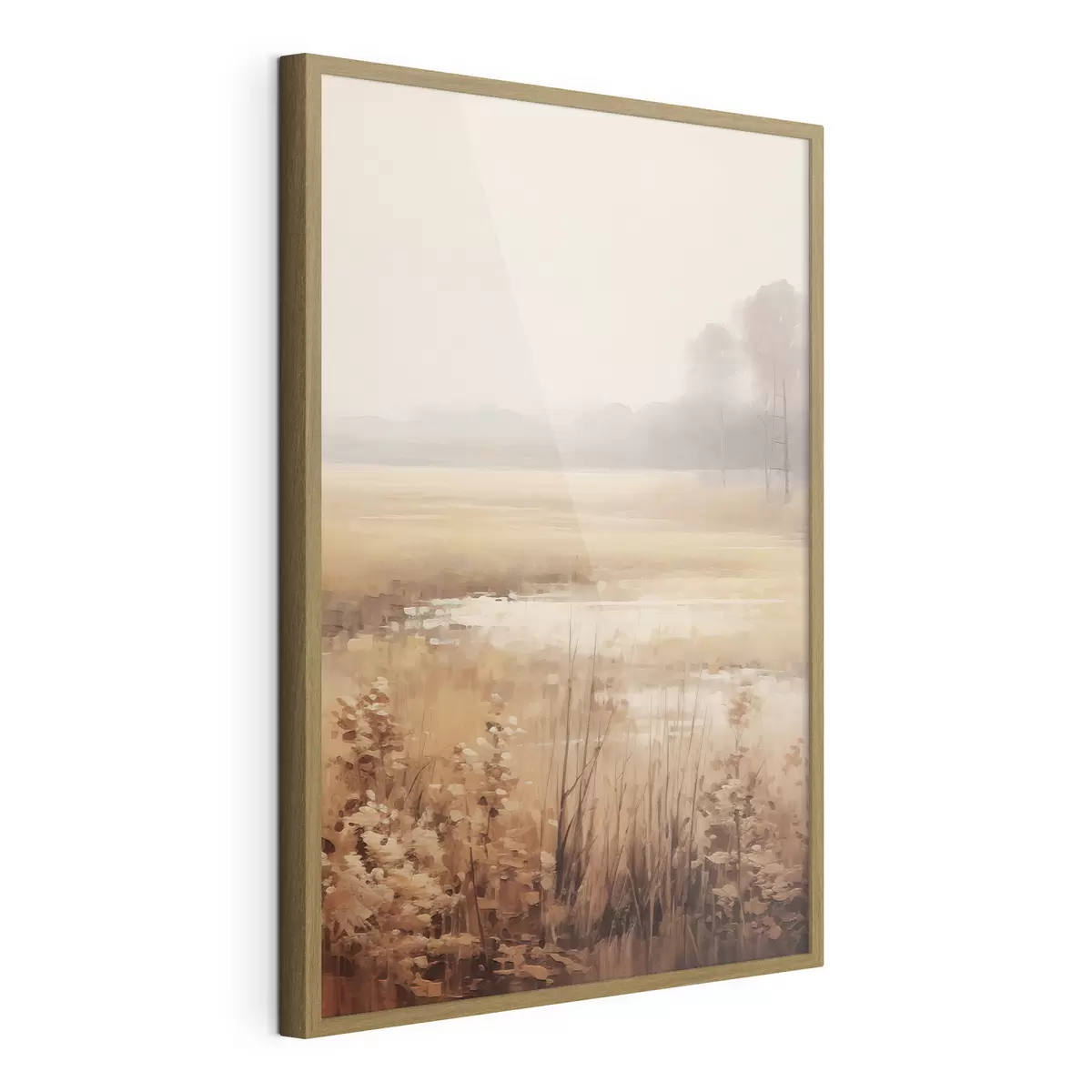 Plakat Suszone kwiaty na polu f46780