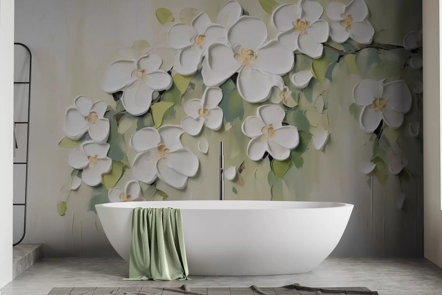 Fototapeta Gałąź z kwiatami w04978