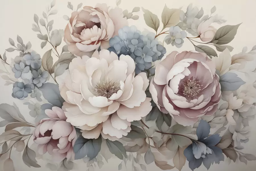 Fototapeta Delikatne kwiaty w04982