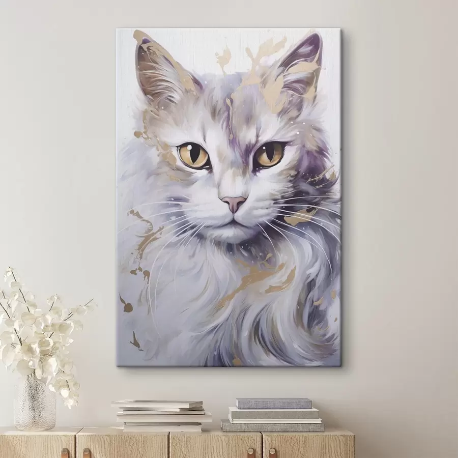 Obraz Streszczenie kot s46837