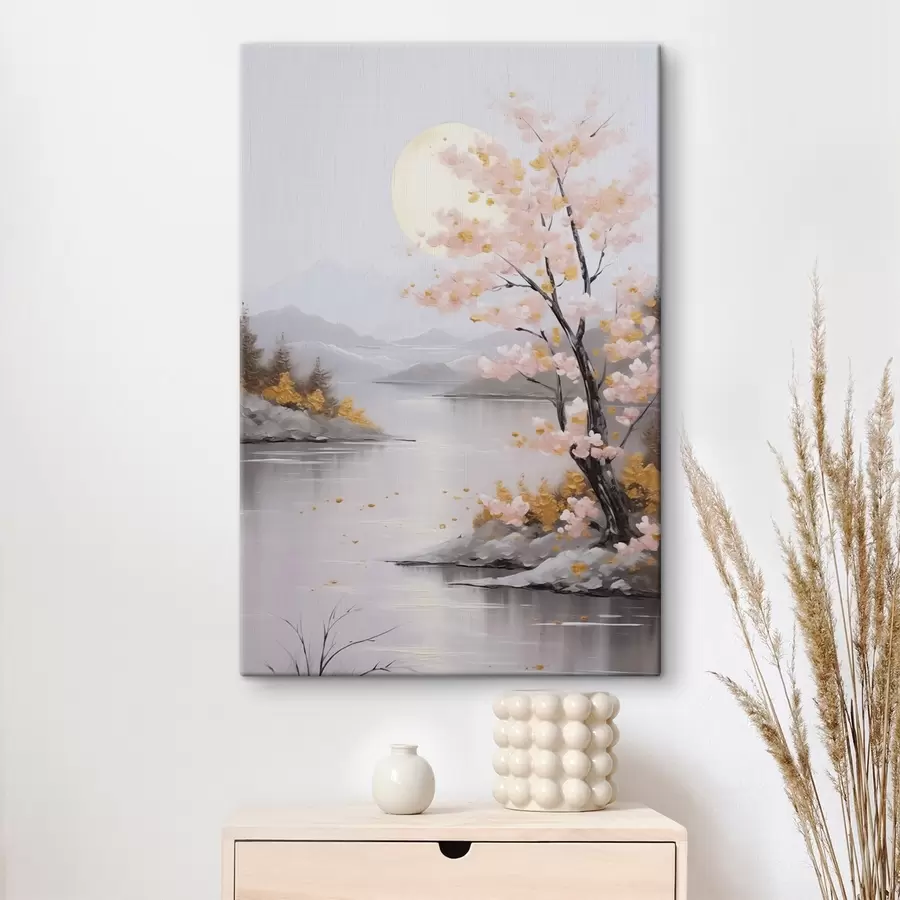 Obraz Abstrakcyjna imitacja pejzażu w malarstwie s46840