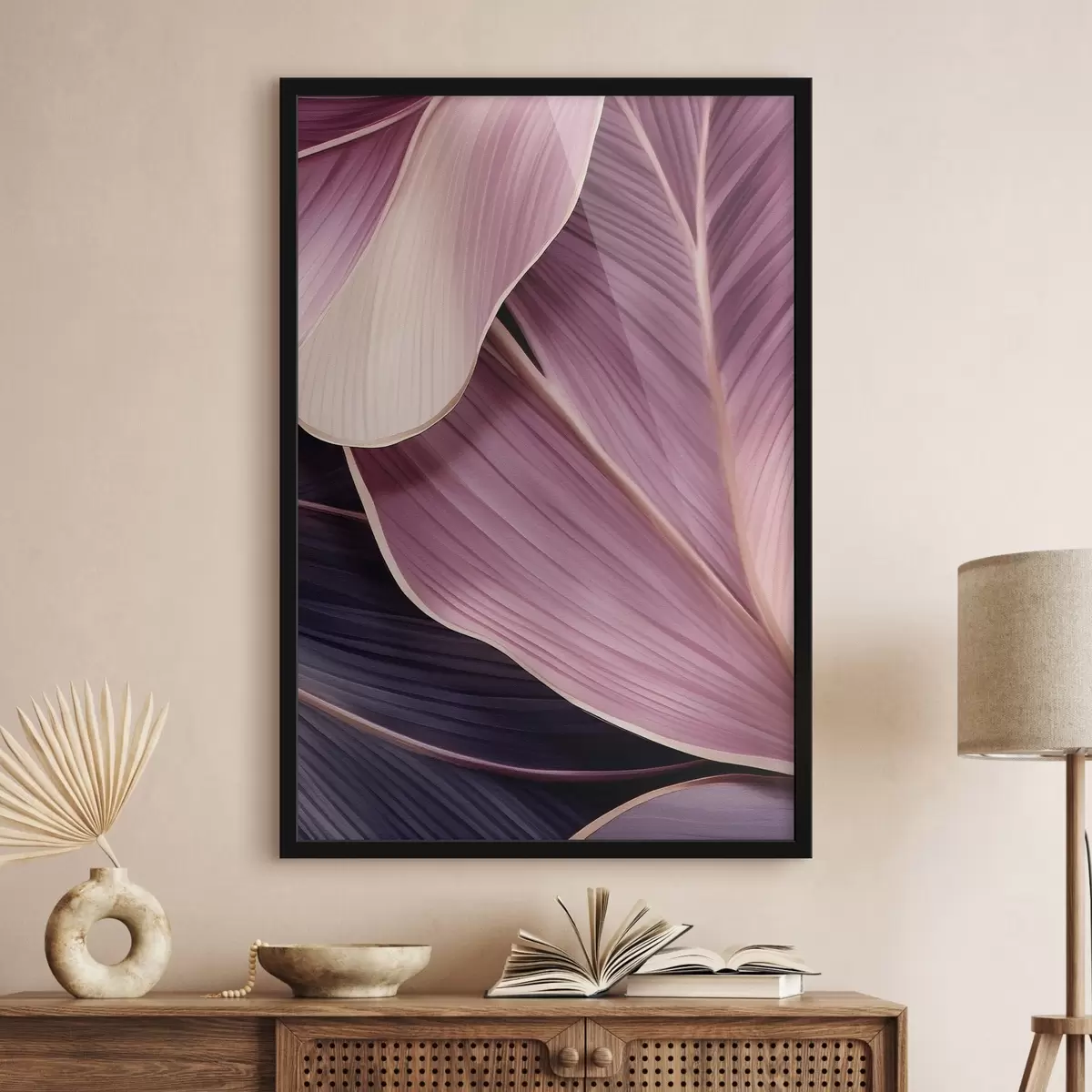 Plakat Streszczenie Liście f46871