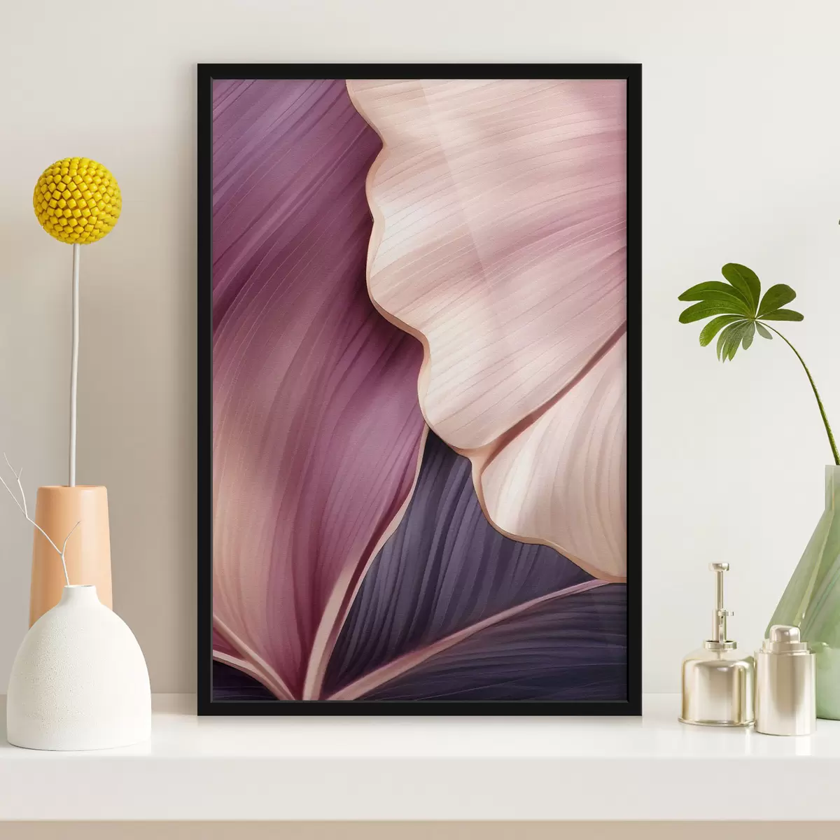 Plakat Streszczenie Liście f46872