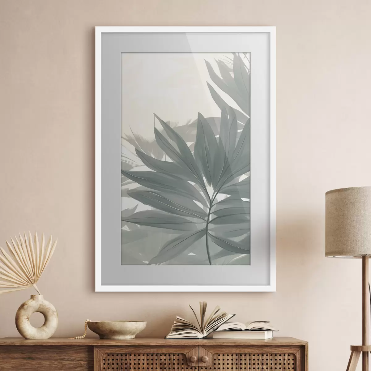 Plakat Tropikalne liście f46874