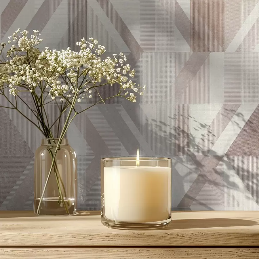 Fototapeta Ciepłe geometryczne strzałki w odcieniach beżowo-piaskowych a01056v2