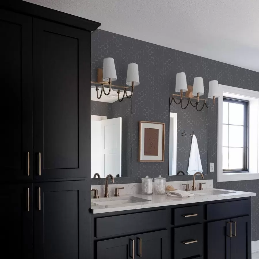 Fototapeta Ciemny grafitowy wzór plastra miodu z głębią a01061v1