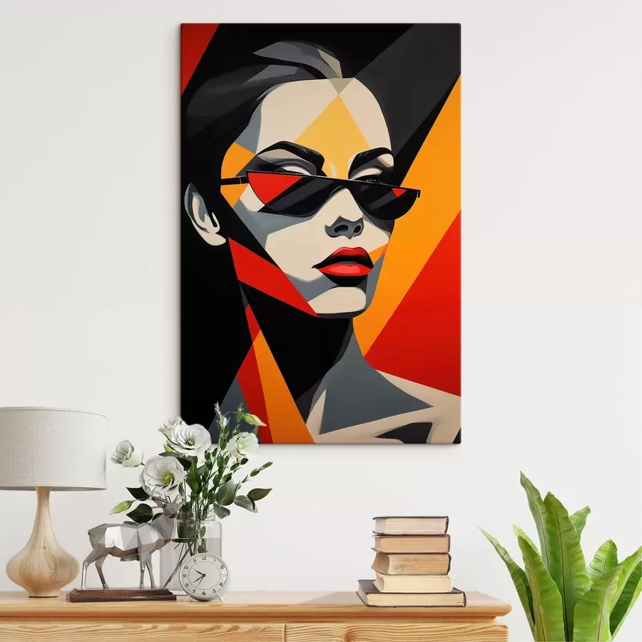 Obraz Abstrakcyjny portret s46864