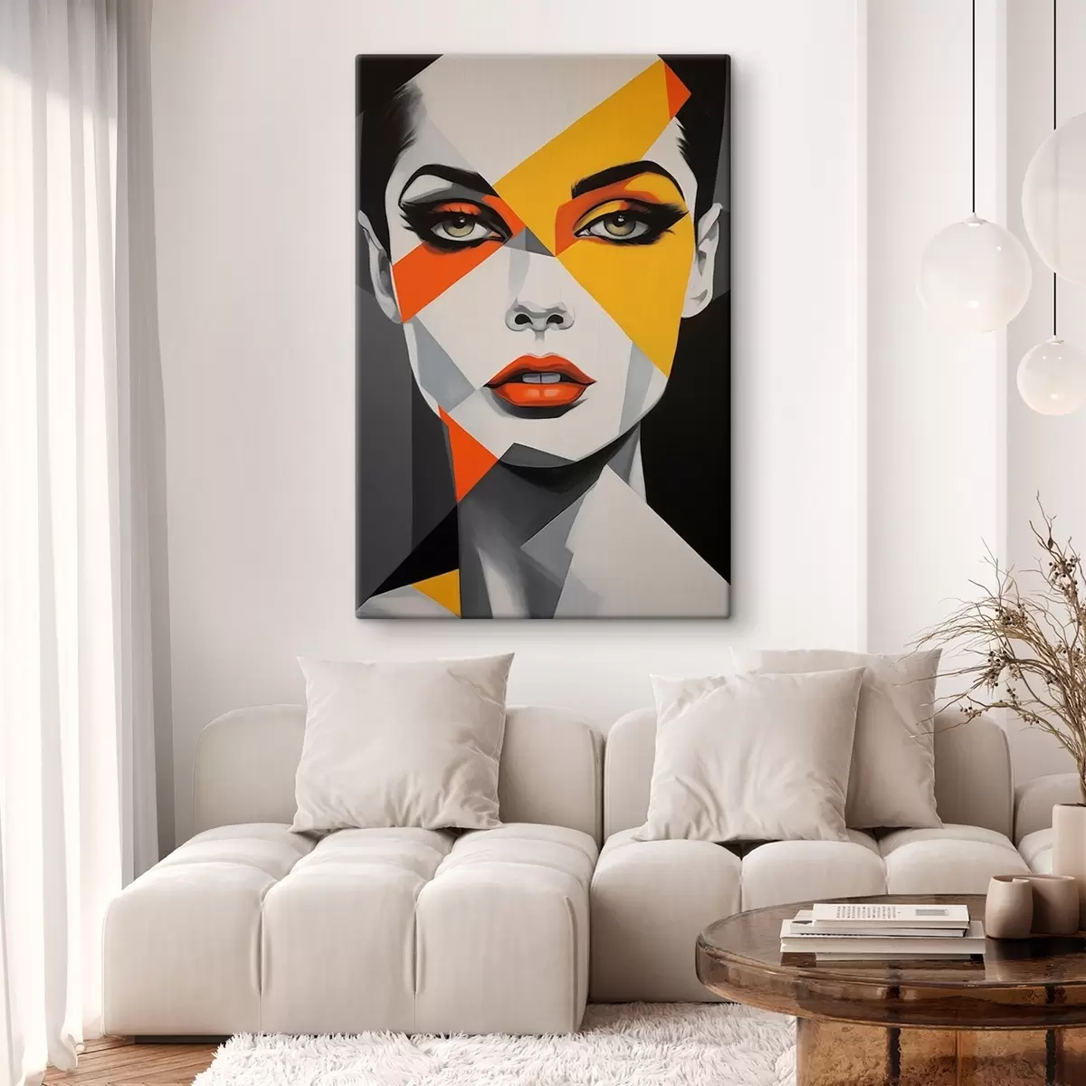 Obraz Abstrakcyjny portret s46865