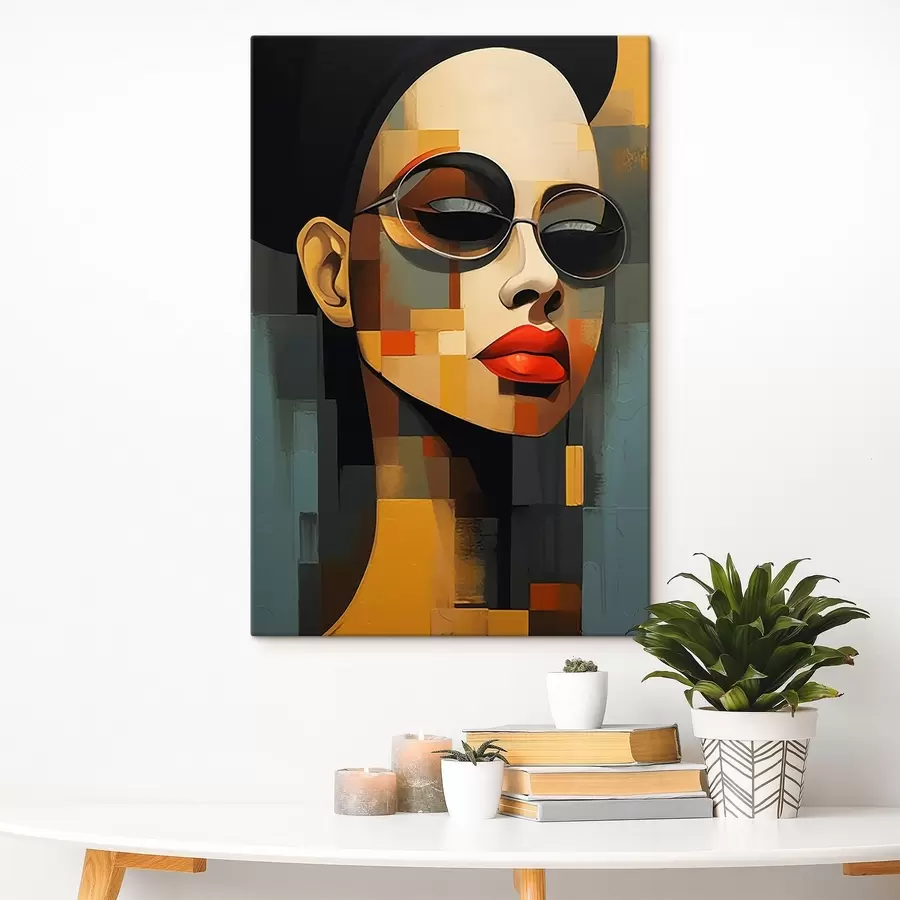 Obraz Abstrakcyjny portret s46868