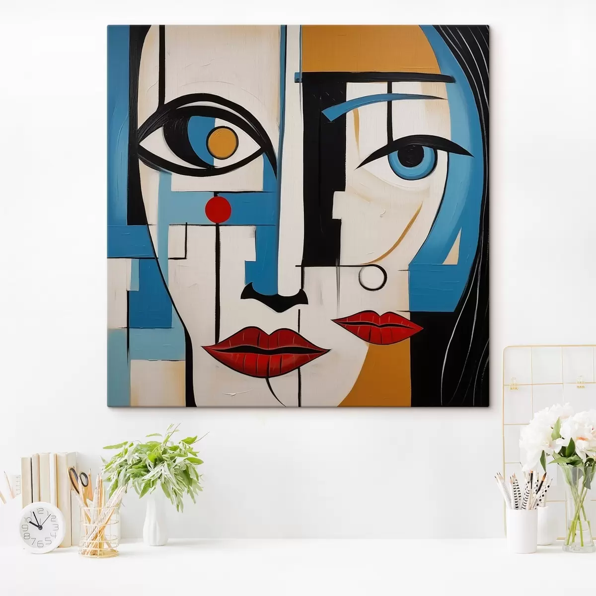 Obraz Abstrakcyjny portret s46870