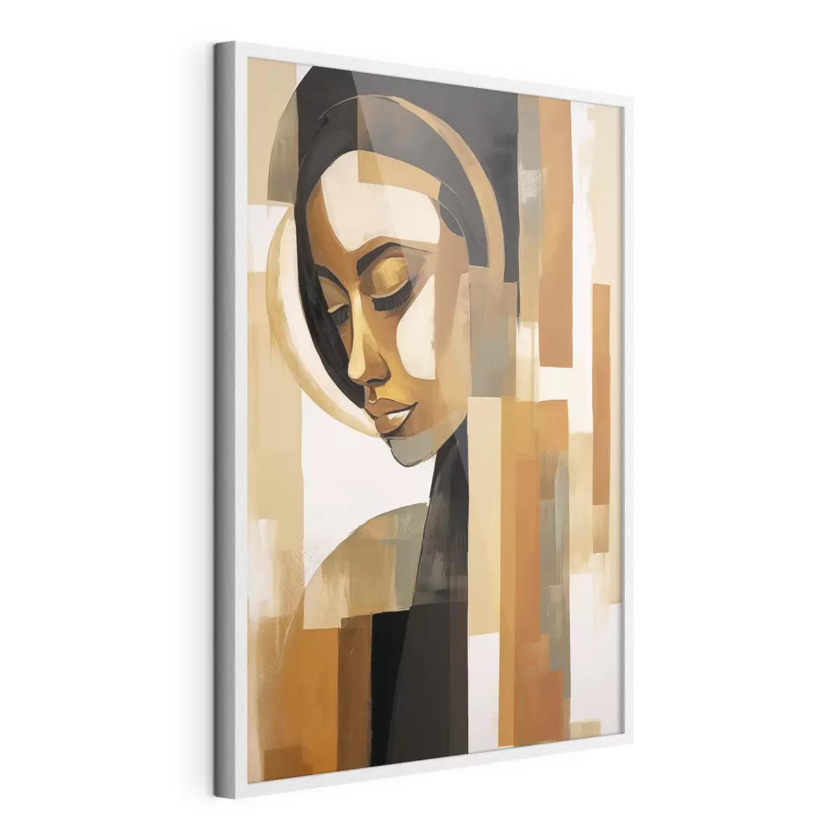 Plakat Abstrakcyjny portret f46867