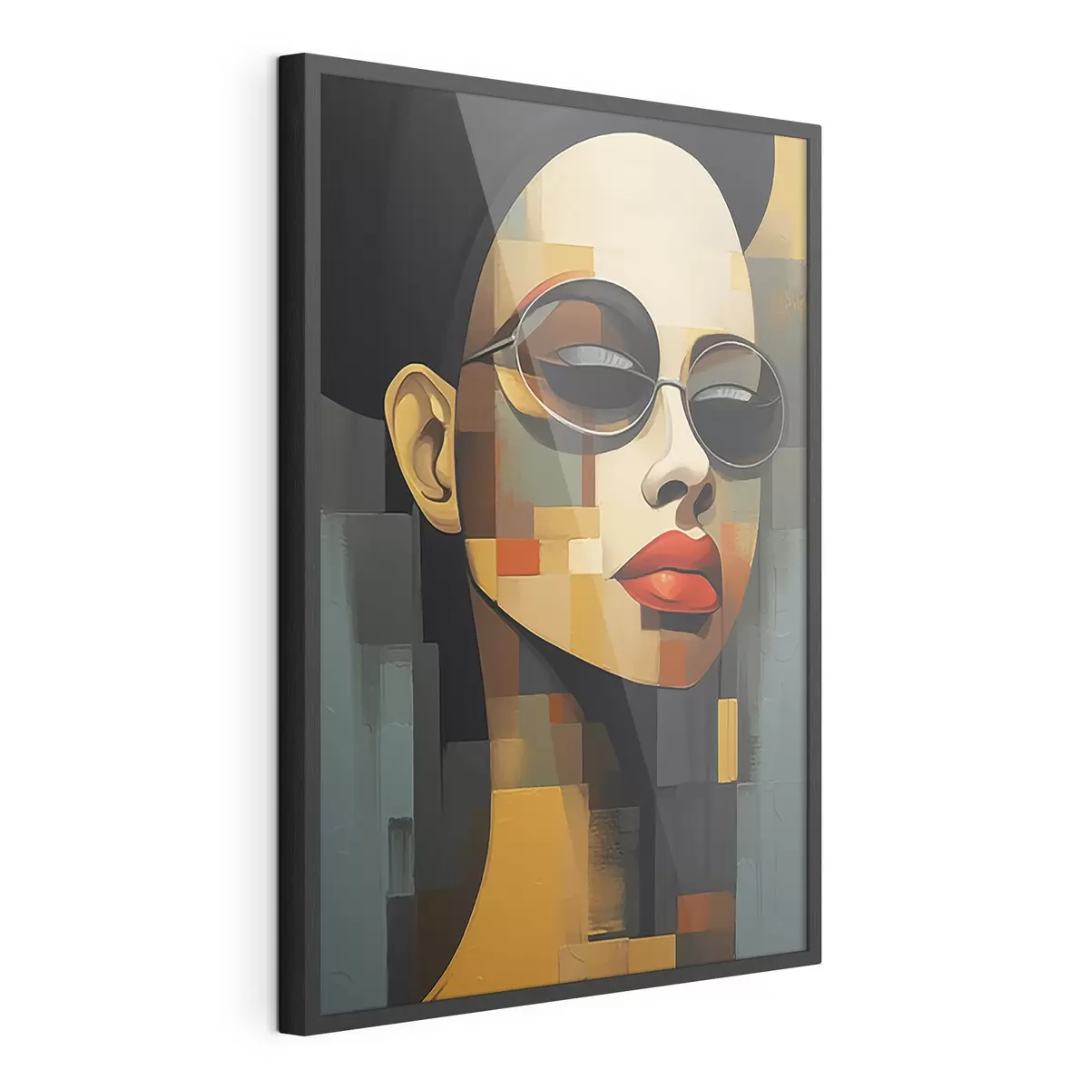 Plakat Abstrakcyjny portret f46868