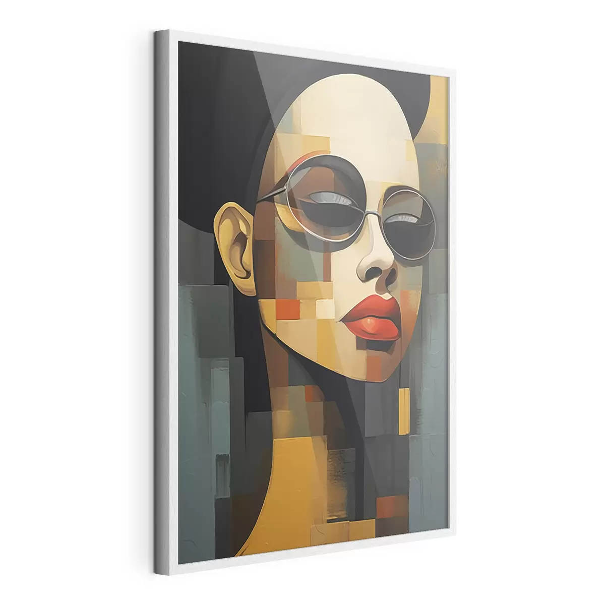 Plakat Abstrakcyjny portret f46868