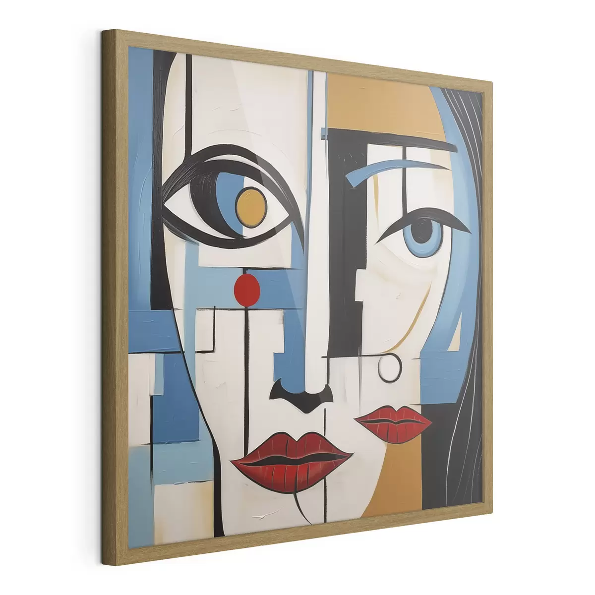 Plakat Abstrakcyjny portret f46870